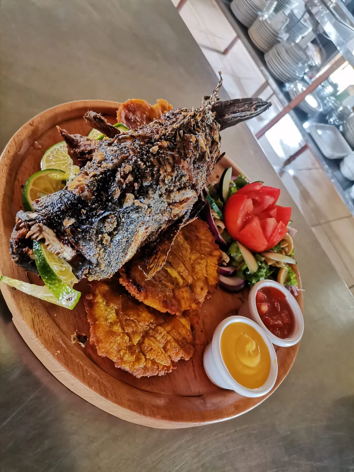 Fresh seafood and meats - Restaurants with Arenal Lake view